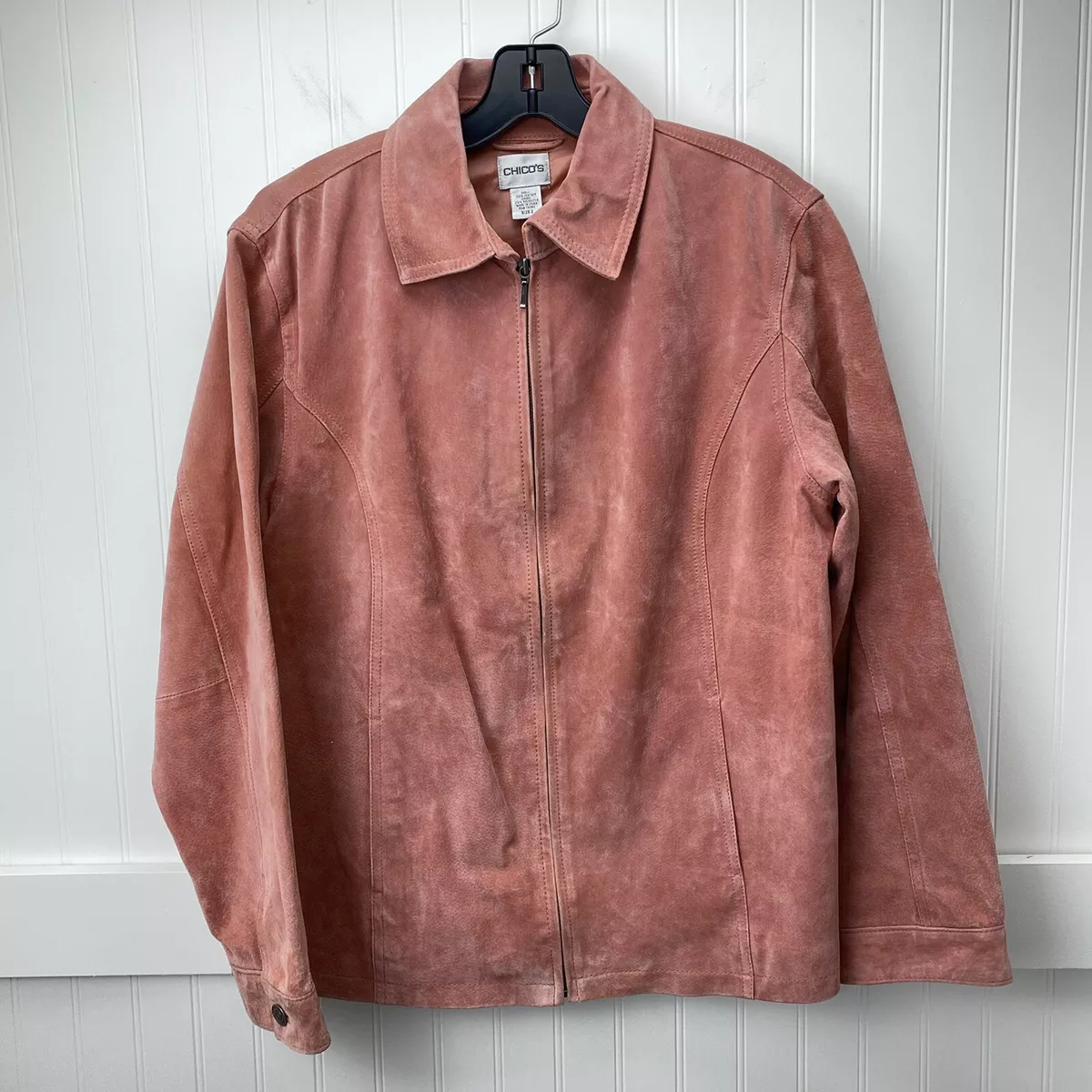 Chicos suede deals jacket