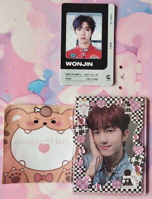 K-Pop KPop Korea CRAVITY Be Our Voice Album Wonjin  Photocard Road To Kingdom