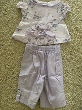Vintage Sesame Street 12 Months Girls 2 Piece Pants And Blouse