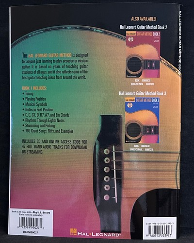 Hal Leonard Guitar Method: Book 1 with CD/Online Audio Pack - Foto 2 di 3