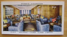 ORCADES (Orient) First Class Library - Ogden's Cigarette card - 1938