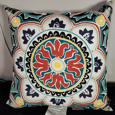 Throw Pillow Hampton Bay Square Outdoor Seat Cushion Hampton Bay
