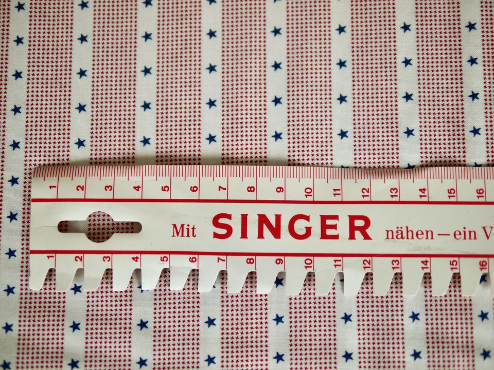 MODA Patchworkstoff, Baumwollstoff, HARBOUR SPRINGS, Sterne und Streifen - Bild 4 von 4