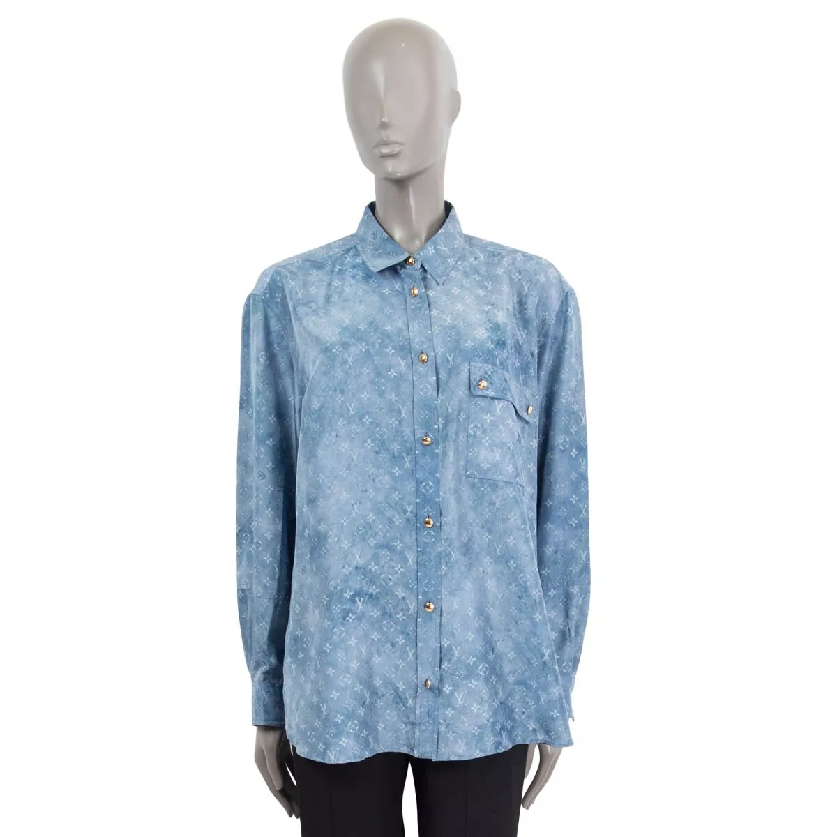 mixed monogram masculine shirt