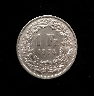 SWITZERLAND - 1 Franc 1974 (HELVETIA) | eBay