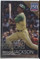 2019 Topps Series 2 REGGIE JACKSON BLACK Parallel 150 Years of Pro BB /299 GS-16