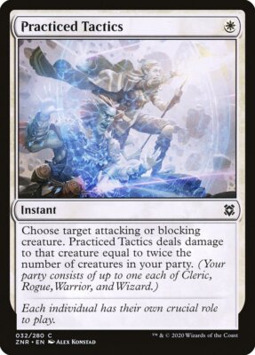 Magic the Gathering (mtg): ZNR: Practiced Tactics - Foil