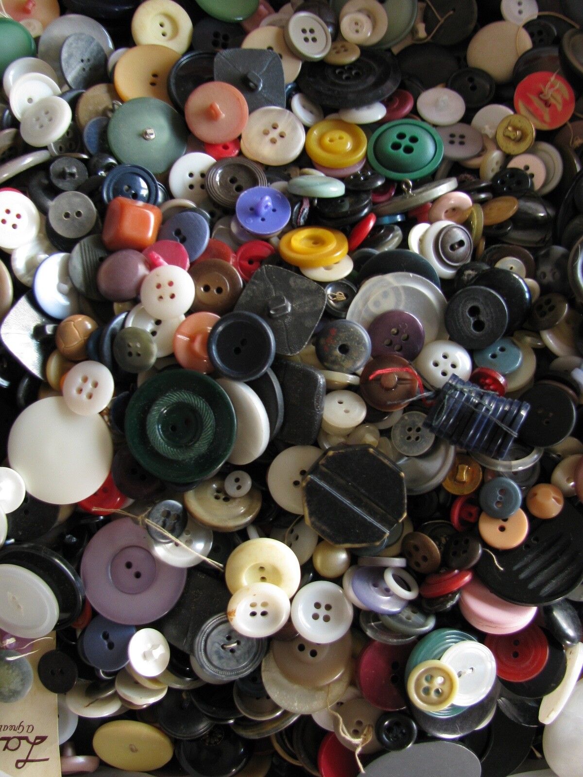 Bulk Lot Craft Sewing Buttons 19+ Pounds Lbs Plastic Vintage to Modern