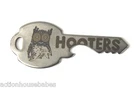 Hooters Keychain Stainless Steel Brewzkey Car Key Chain Owl Bottle Opener