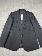 J. Crew Black Bi Stretch Casual Suit Coat Blazer Jacket Business Casual NWT 2