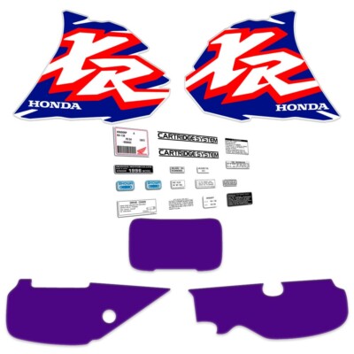 Decals Graphics for Honda XR600R XR 600 XR60O 96 PURPLE thick