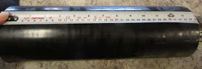 14'' INCH EXTRA WIDE ROLL - 108'  P.E Black ELECTRICAL TAPE 503A54