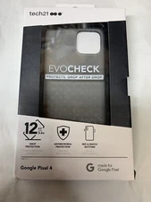 Tech21 Evo Check Case For Google Pixel 4 - Smokey Black (12 Foot Drop Protection