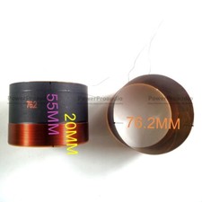 2X 76.2 DJ Speaker Woofer Voice Coil Glass Fiber Home Theater Bass Repair Part