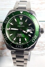 TAG Heuer Hulk Green Aquaracer Calibre 5 Automatic Watch WAY201S.BA097