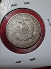 Bag of x1 1878 SEATED LIBERTY CIRCULATED 90% SILVER QUATER          #MF-4242 — photo 3