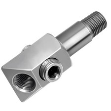 Oil Pressure Sensor Thread Adapter 18-27 Npt Port Plug For Small Block Chevy