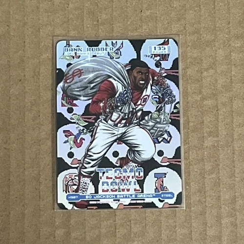 2026 Bo Jackson Battle Arena Tecmo Bowl Bank Robber Helmets Battlefoil Steel SP