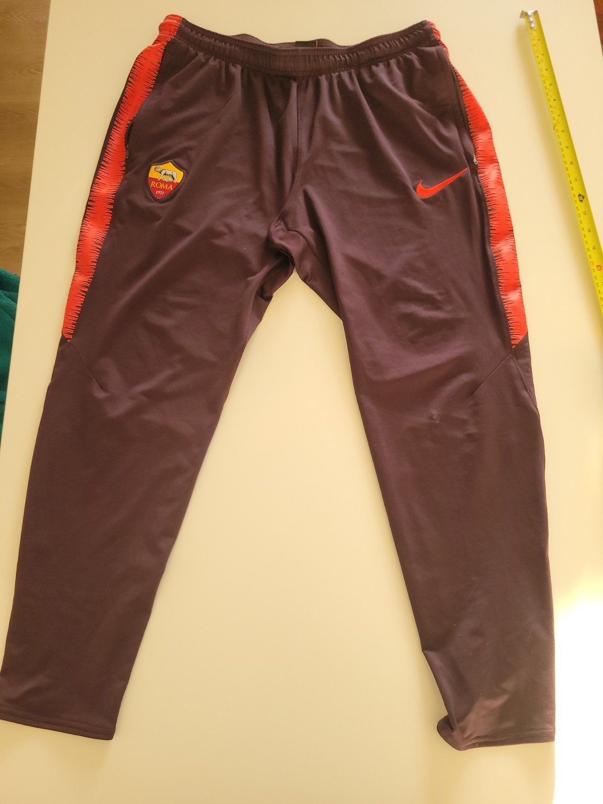 AS Roma - Tracksuit Bottoms with Zip Pockets -  Size Men L - Amazing Condition