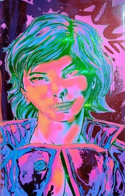 RZP April O'Neil LTD to 25 negativ embossed foil  MegaCon Exclusive 2026