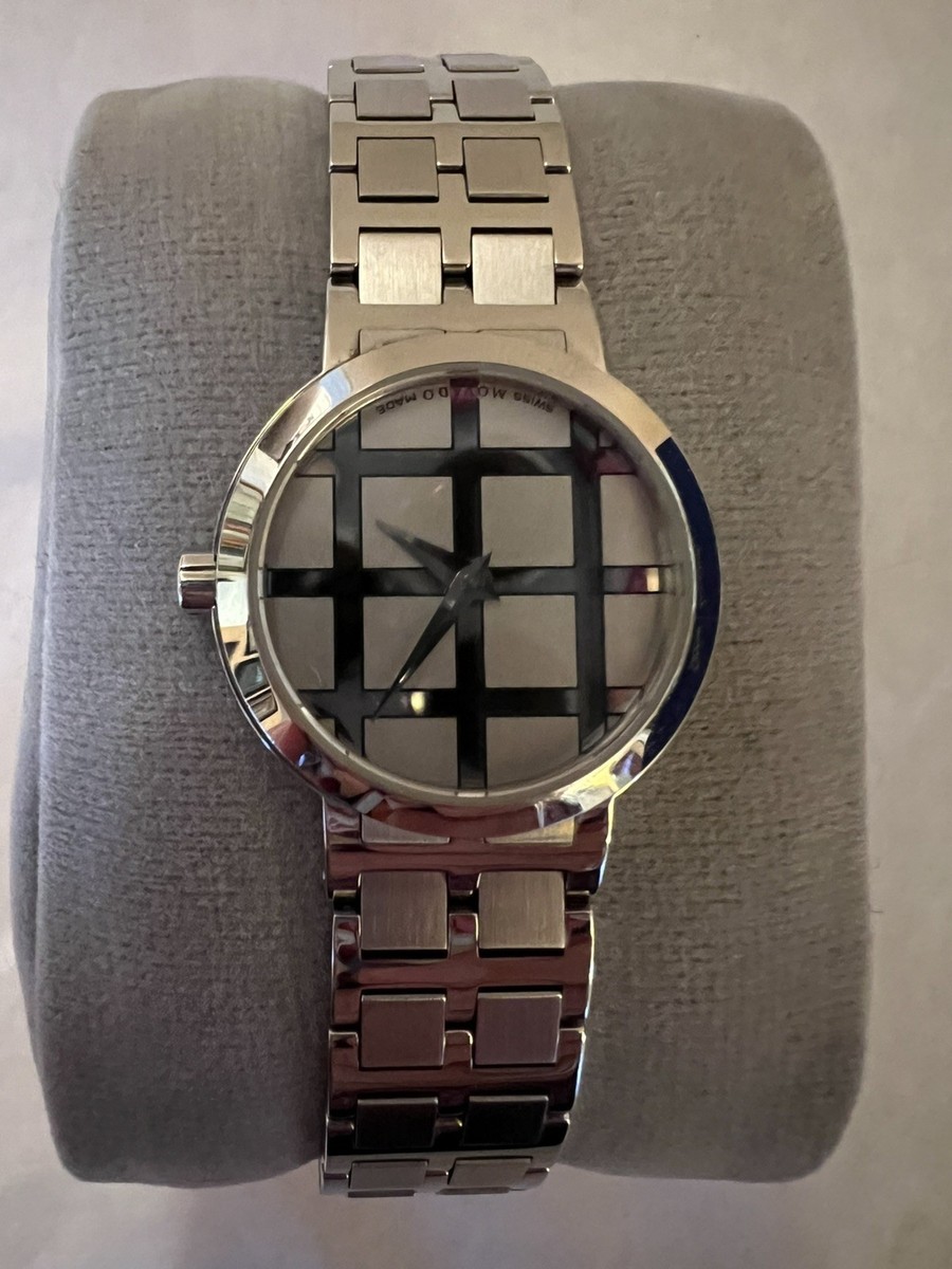 EUC MOVADO Working Silver and White Women\'s Watch! New Battery. Fits 7… Movado Bold Evolution Women main image 3