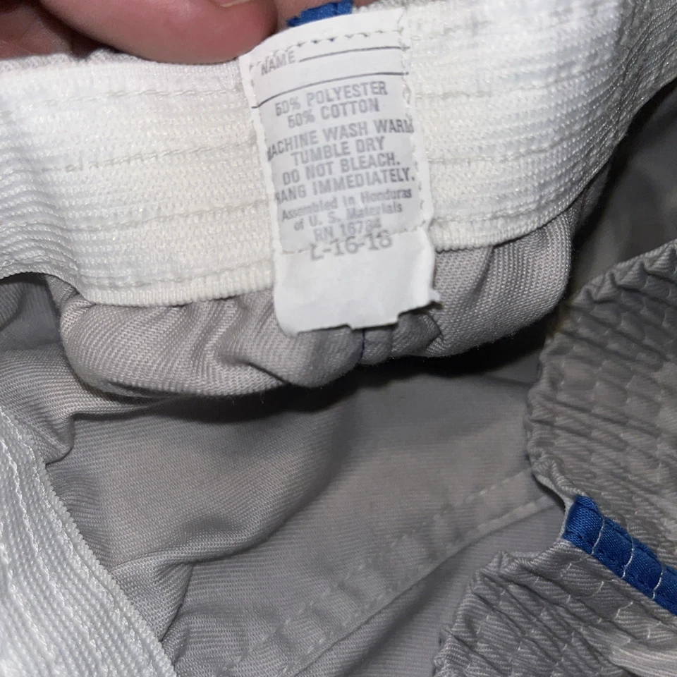 Vtg Youth Lg Gray Cotton Blend Gym Shorts 70s 80s Retro Beach HTF - See Desc. - Image 3 of 4