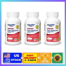 200 Count Equate Extra Strength Acetaminophen Tablets, 500mg ( Pack of 3 )