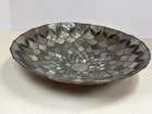 Vintage Tiffany Style Stained Glass Decorative Bowl