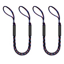 4FT Bungee Dock Line for Boats Shock-Absorbing Elastic Rope with Quick-R