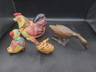 Vintage Tin Toy Lot, Chicken And Ducks. China, Japan Made. MG