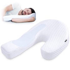 Side Sleeper Pillows for Adults, Memory Foam U Shaped Pillows for Neck Pain R...