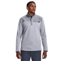 Under Armour Herren Fleece Sweatshirt Hz Jumper Stahl/Weiß - Md