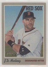 2019 Topps Heritage 1970 Cloth Stickers JD Martinez #10 0l1