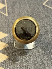 Vintage Antique YALE Pin Tumbler Cylinder Brass Mortise Door Lock with Key