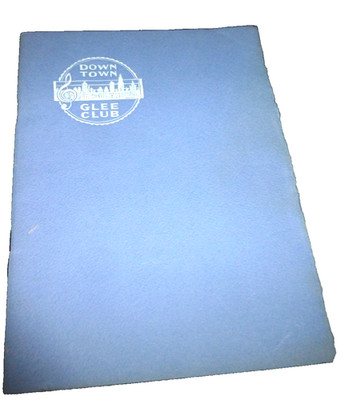 PROGRAM DOWN TOWN GLEE CLUB CHRISTMAS CONCERT CARNEGIE HALL NY 1949 MEMBERS LIST