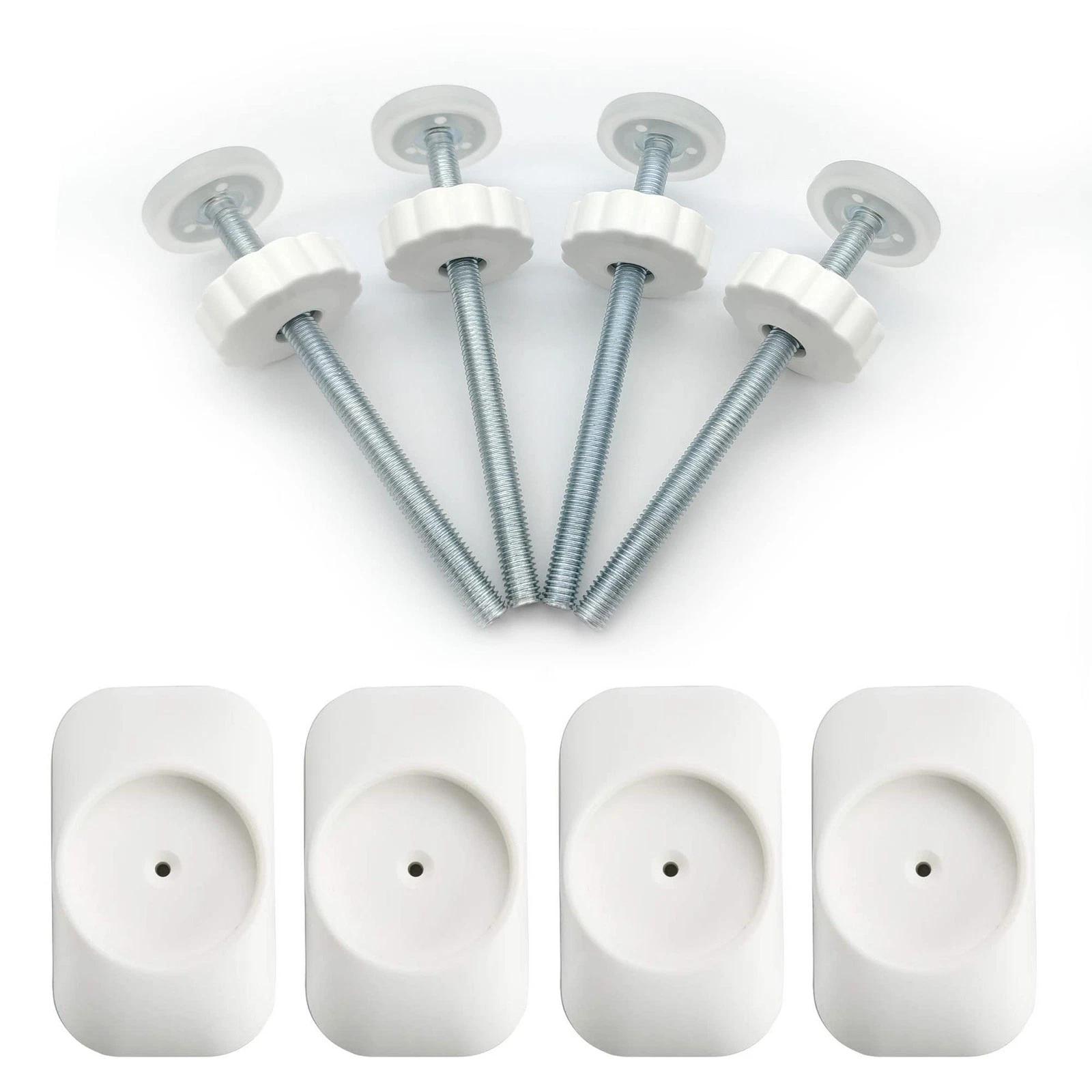 Baby Gate Extender Extention-4 Pack M8 (8MM) Baby and Pet Safety Stair Gate T...