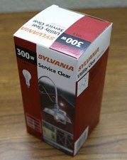Sylvania 300 Watt Light Bulbs One Bulb New In Box Rare Hard To Find boxed