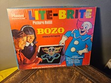 LITE-BRITE PICTURE REFILL SHEETS BOZO ASSORTMENT 5481