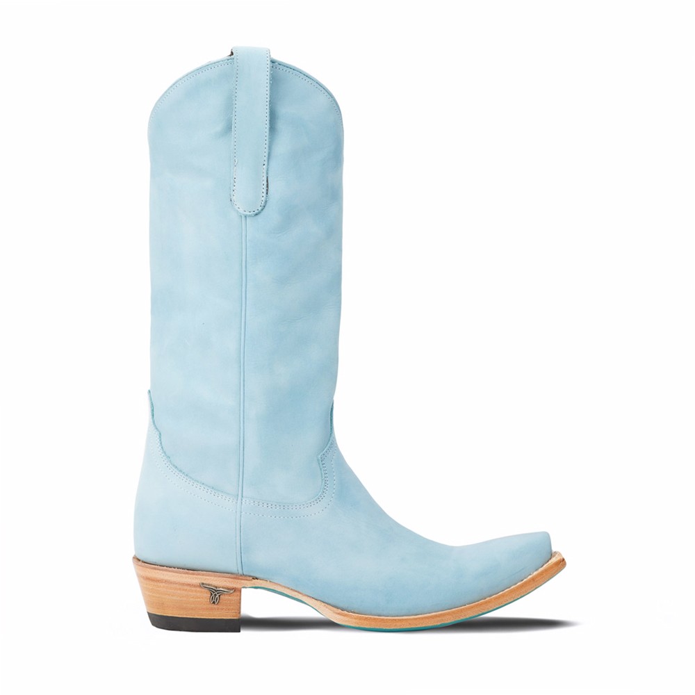 Lane Emma Jane Snip Toe Cowboy Womens Blue Casual Boots LB0558X 33290₽