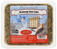 Pine Tree Farms 1431 Hi Energy Suet Seed Cake, 3 Pounds 3 Pound Pack of 1 