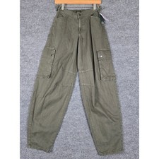 Wild Fable Women Olive Green Cargo Pants High Rise XXS