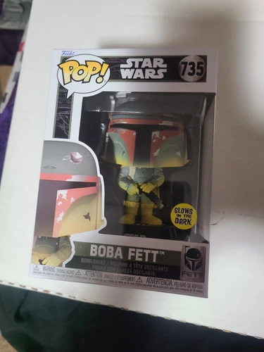 Funko - Star Wars - Boba Fett GLOW w/Rifle #735