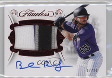 2018 Panini Flawless Patch Ruby 7/20 Brendan Rodgers #PA-BR Patch Auto 2l4