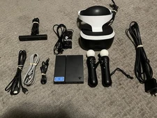 Used Sony PlayStation VR Virtual Reality Headset Bundle CUH-ZVR1