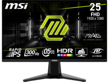 MSI MAG255XF 25" FHD Gaming Monitor 300Hz Metallic Black