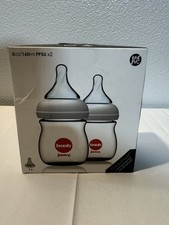2 Joovy Boob Baby Bottle 5oz. cleanflow vent PPSU bottle new nipple design 0M 