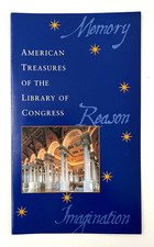 1990s Library Of Congress American Treasures Washington DC Exhibit VTG Brochure