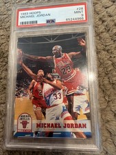 1993 Hoops Michael Jordan Chicago Bulls HOF #28 PSA 9