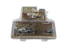 CHASE RAW 1950 Dodge Power Wagon W/Trailer 1:64 Scale Model - Greenlight 32320A