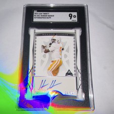 Leaf 2022 Trinity Hendon Hooker #BA-HH1 Silver Auto RC /99 SGC 9 Vols